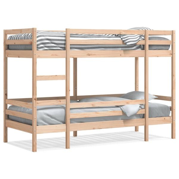 vidaXL Bunk Bed without Mattress 80x200 cm Solid Wood Pine