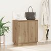 vidaXL LED Sideboard Artisan Oak 71 x 34.5 x 75 cm Engineered Wood