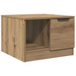 vidaXL Coffee Table Artisan Oak 50x50x36 cm Engineered Wood