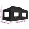 vidaXL Professional Folding Party Tent with Walls Aluminium 6x3 m Anthracite