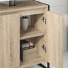 vidaXL Bathroom Cabinet Sonoma 60 x 30 x 60 cm Engineered Wood