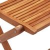 vidaXL Folding Garden Chairs 2 pcs Solid Wood Acacia