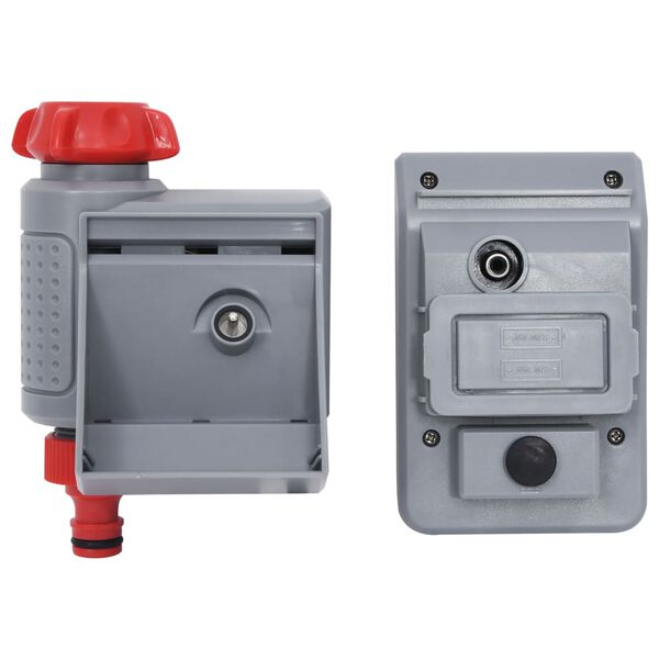 vidaXL Digital Water Timer with Single Outlet and Moisture Sensor