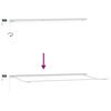vidaXL Awning Frame with LED Strip Lights White 600 x 300 cm Aluminium