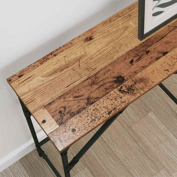 vidaXL Console Table Old Wood 140 x 29 x 75 cm Engineered Wood