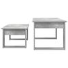 vidaXL Coffee Table Set 2 pcs Concrete Grey Engineered Wood