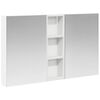 vidaXL Bathroom Cabinet Set 3 pcs 100 x 10.5 x 60.5 cm Engineered wood