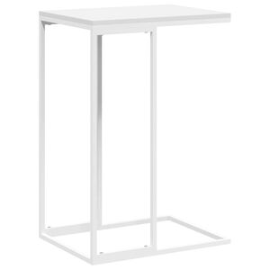 vidaXL Side Table White 40x30x59 cm Engineered Wood