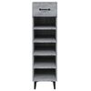 vidaXL Shoe Cabinet Grey Sonoma 30x35x105 cm Engineered Wood