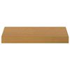 vidaXL Wall Shelf 4 pcs Beige 40 x 23.5 x 4 cm Engineered Wood
