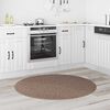 vidaXL Anti-slip Shaggy Rug Brown 120 x 120 cm PP