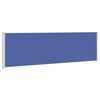 vidaXL Patio Retractable Side Awning 180x600 cm Blue