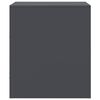 vidaXL Bedside Cabinet Anthracite 34.5x39x44 cm Steel