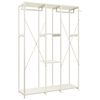 vidaXL Wardrobe White 110x40x167 cm Metal and Engineered Wood