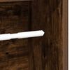 vidaXL Bathroom Cabinet with Roll Holder Smoked Oak 20.5x20x90 cm