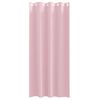 vidaXL Blackout Curtains with Rings 2 pcs Baby Pink 245 x 140 cm