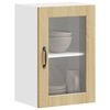 vidaXL Kitchen Wall Cabinet with Glass Door&nbsp;Porto Sonoma Oak