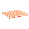 vidaXL Awning Replacement Fabric Yellow and Orange 300x250 cm Polyester