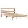 vidaXL Bed Frame without Mattress 140x190 cm Solid Wood Pine