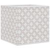vidaXL Foldable Storage Boxes 10 pcs Cream 32x32x32 cm Non-woven Fabric