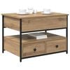 vidaXL Coffee Table Artisan Oak 70 x 50 x 54.5 cm Engineered Wood