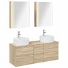 vidaXL Bathroom Furniture Set 5 pcs Sonoma Oak
