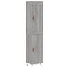 vidaXL Highboard Grey Sonoma 34.5x34x180 cm Engineered Wood