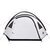 vidaXL Camping Tent Dome 4-Person White Blackout Fabric Waterproof