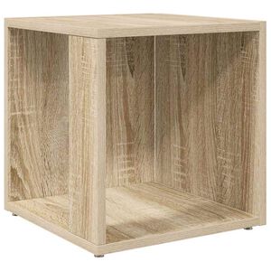 vidaXL Side Table Sonoma Oak 33x33x34.5 cm Engineered Wood