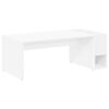 vidaXL Coffee Table White 101.5 x 50 x 37 cm Engineered Wood