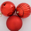 vidaXL Christmas Bauble Set 15 pcs Red Plastic
