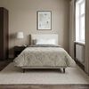 vidaXL Winter Duvet Quilted Light grey 135 x 200 cm