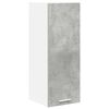 vidaXL Hanging Cabinet 2 pcs Concrete Grey and White 30 x 31 x 80 cm