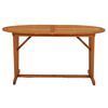 vidaXL Garden Table 200x100x75 cm Solid Wood Eucalyptus
