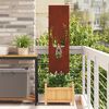 vidaXL Garden Privacy Screen Rusty 32 x 140 cm Weathering steel
