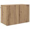 vidaXL TV Units Wall-mounted 6 pcs Artisan oak Engineered wood