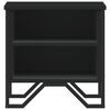 vidaXL Bedside Cabinet Black 2 pcs 40x30x40 cm Engineered Wood
