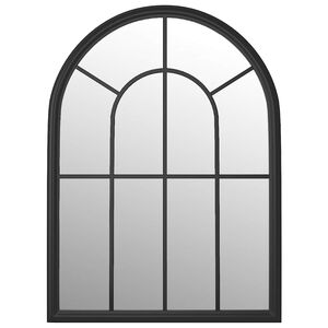 vidaXL Mirror Black 60x45 cm Iron for Indoor Use
