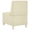 vidaXL Modular Sofa Unit Armless 3 pcs Cream 55 x 74 x 82 cm