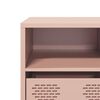 vidaXL TV Cabinet Pink 135x39x43.5 cm Cold-rolled Steel