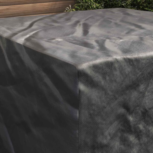 vidaXL Furniture Cover Plain Black 150 x 150 x 75 cm 420D