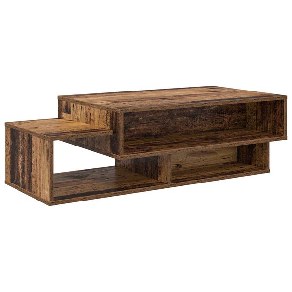 vidaXL Coffee Table Old Wood 105 x 50 x 32.5 cm Engineered Wood