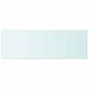 vidaXL Shelves 2 pcs Panel Glass Clear 70x25 cm