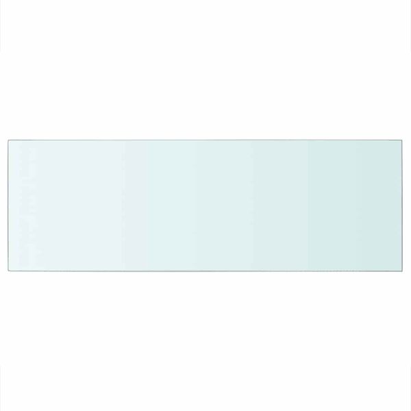 vidaXL Shelves 2 pcs Panel Glass Clear 70x25 cm