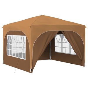 vidaXL Pop-up Party Tent 290 x 290 x 245 cm Beige