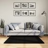 vidaXL Rug HUARTE Short Pile Soft and Washable Black 120x120 cm