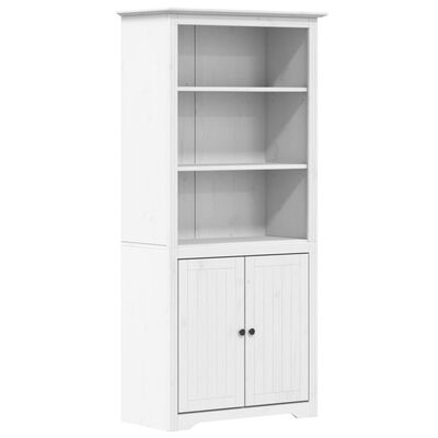 vidaXL Bookcase BODO White 80x40x172 cm Solid Wood Pine