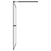 vidaXL Walk-in Shower Screen Frosted Tempered Glass 90x195 cm