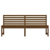 vidaXL Garden Bench Honey Brown 201.5 cm Solid Wood Pine