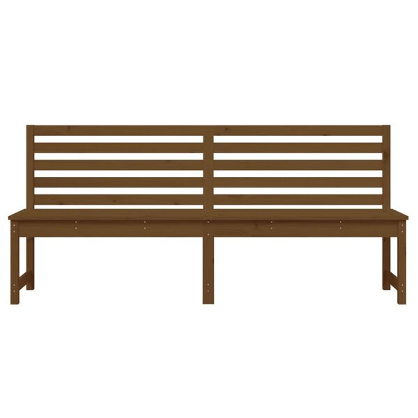 vidaXL Garden Bench Honey Brown 201.5 cm Solid Wood Pine